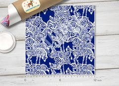 Zebra Flock Patterned HTV L026