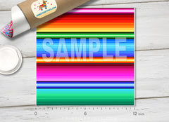 Serape Stripes Patterned HTV 667