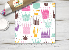 Princess Crown Printed HTV-898