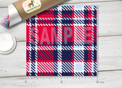 Plaid Pattern Adhesive Vinyl 597