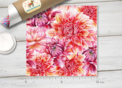 Floral Patterned Adhesive Vinyl 443