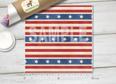 American Flag Patterned HTV 1188