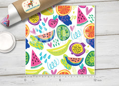 Tropical Fruits Patterned HTV 1008