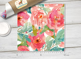 Rose Flower Patterned Adhesive Vinyl 288