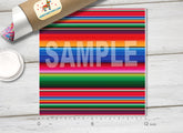Serape Blanket Adhesive Patterned HTV 633