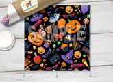 Halloween Pumpkins Patterned HTV 737