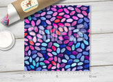 Colorful Watercolor Dots  Patterned HTV 003