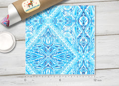 Ethnic Paisleys Swirls Patterned HTV 486