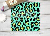 Green Leopard Patterned HTV 1081