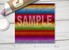 Serape blanket Adhesive Patterned HTV 664