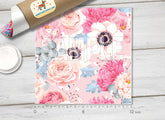 Anemones And Roses Patterned HTV 993