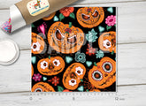 Halloween Pumpkin Patterned HTV H018