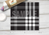Tartan Plaid Patterned HTV 474