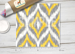 Summer Ikat Patterned HTV 014