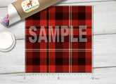 Tartan Plaid Patterned HTV 571