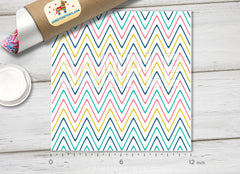 Pastel Chevron Patterned HTV 1435