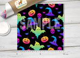 Halloween Rainbow Ombre Patterned HTV 738