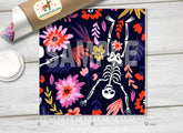 Day of the dead Halloween skeletons Patterned HTV 740