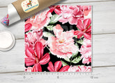 Flowers Peonies Patterned HTV  442