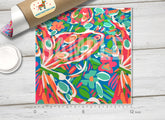 Floral Decorative Lilly inspir Patterned HTV L135