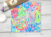 Water Color Under Sea  Patterned HTV L023