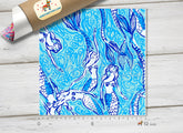 Mermaid Patterned HTV L009