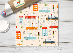 Kids Cars Patterned HTV 1379