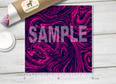 Fuchsia Abstract Marble Patterned HTV 676