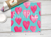 Heart Patterned Adhesive Vinyl 166