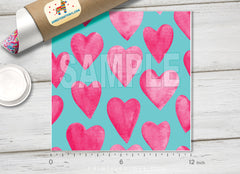 Heart Patterned Adhesive Vinyl 166