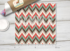 Zigzag Chevron Patterned HTV 152