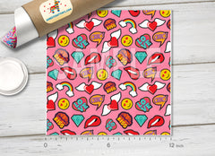 Pop Art Patch Patterned HTV 164