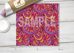 Paisley Patterned Adhesive Vinyl 222