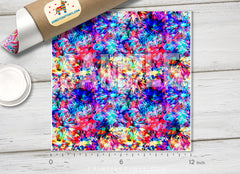 Ink Splash Patterned Adhesive Vinyl 086