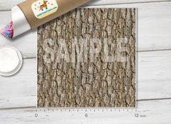 Wood BarkPatterned Adhesive Vinyl 091