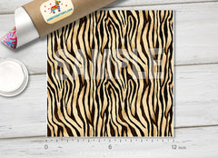 Tiger Skin Pattern Printed Vinyl/ Indoor / Outdoor/ Heat Transfer Vinyl-756 - Printive Vinyl | Patterned Vinyl