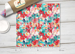 Watercolor Hibiscus Patterned HTV 431