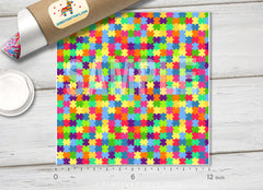 Colorful Puzzles     Patterned HTV 157