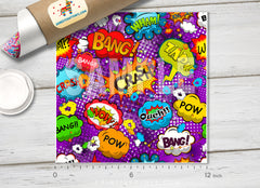 Comic Bubbles Patterned HTV 208