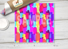 Oil Painting Patterned Adhesive Vinyl 047