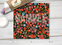 Tiny Flower Patterned Adhesive Vinyl 131