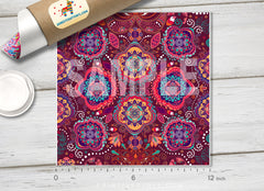 Floral Paisley Patterned HTV 338