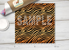 Tiger Patterned Adhesive Vinyl 134