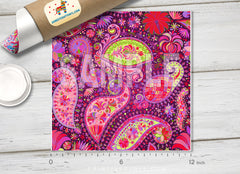 Paisley Patterned Adhesive Vinyl 193