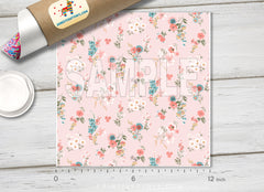 Trendy Floral Patterned HTV 147