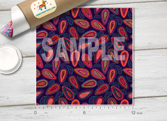 Paisley Batik Patterned HTV 107