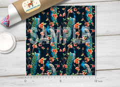 Peacock Patterned Adhesive Vinyl 099