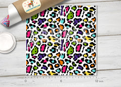 Colorful Leopard Patterned HTV 191