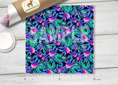 Orchid Flower Texture Patterned Adhesive Vinyl 142