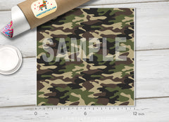 Military Camouflage Patterned Adhesive Vinyl 046